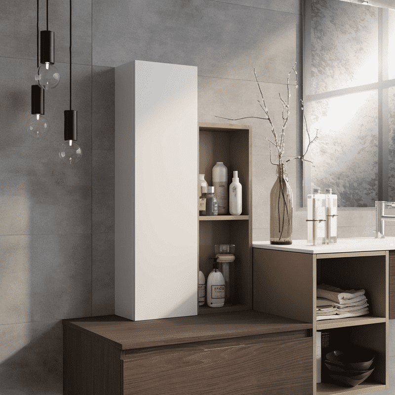 Sink Vanity And Bathroom Cabinet For Organized Spaces