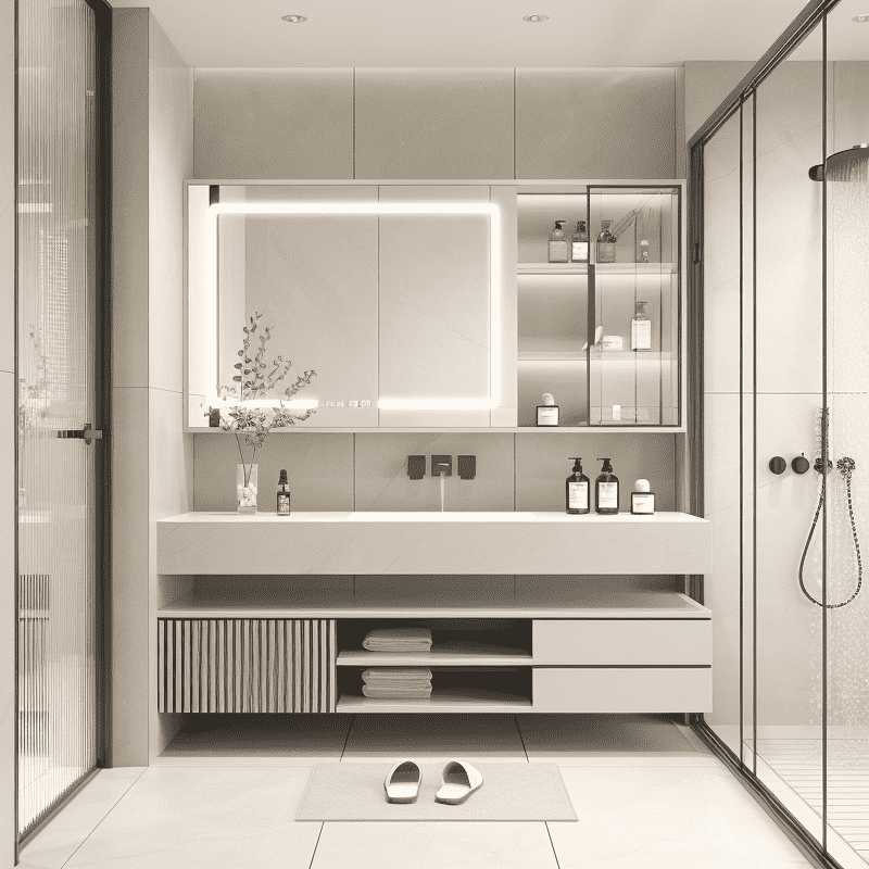 Vanity Unit With Sink Cabinet For Functional Bathrooms
