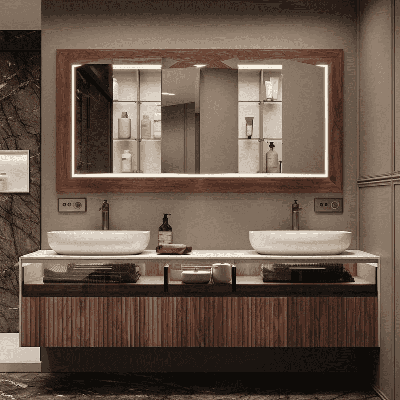 Vanity Unit With Sink Cabinet For Functional Bathrooms