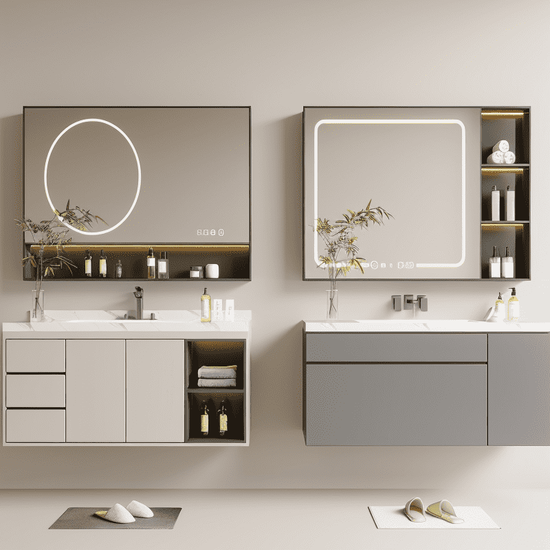 Wash Basin Cabinet And Sink Vanity For Bathroom Spaces