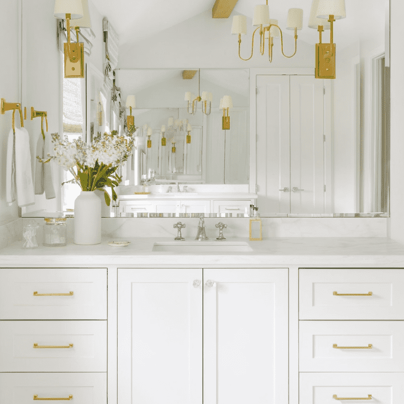 Bathroom Sink Cabinet With Modern Vanity Unit Design