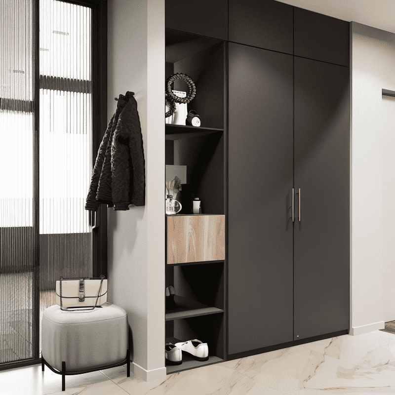 Shoe Cabinet With Doors For Entryway Shoe Organization