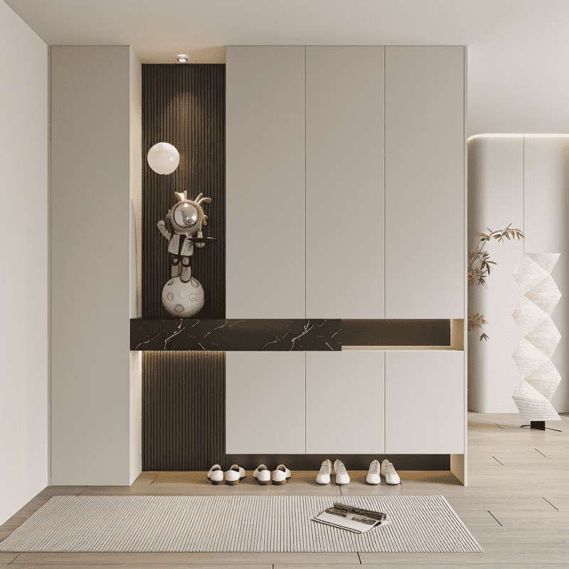 Shoe Storage Solution With Footwear Organizer Units