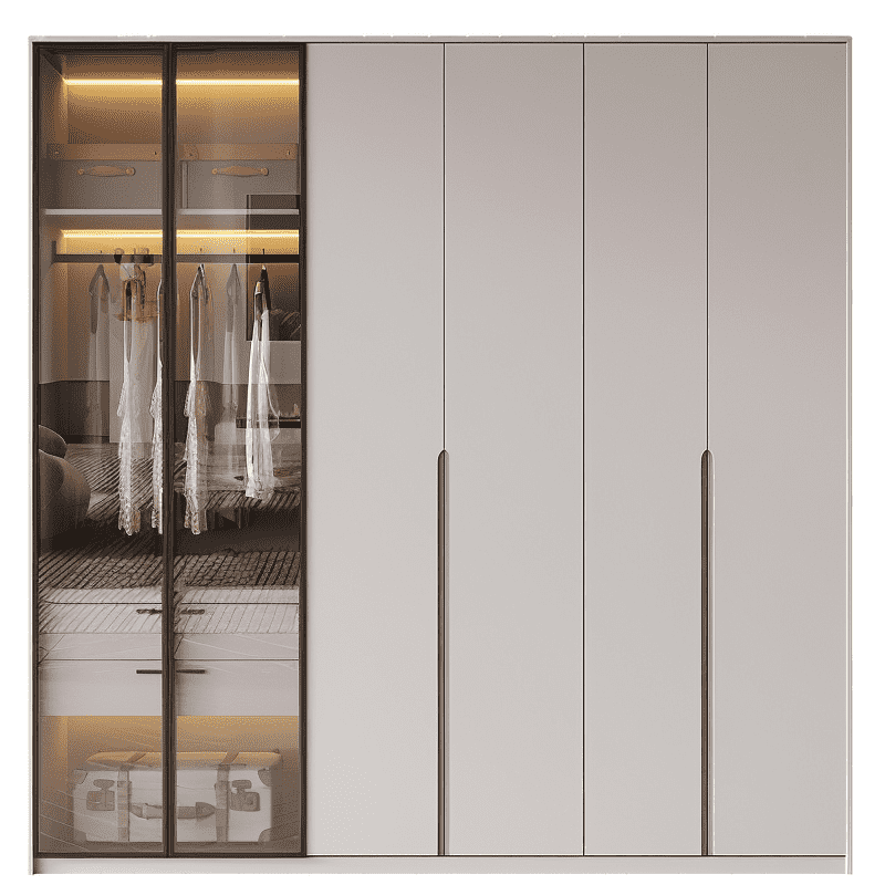Built-in Sliding Door Wardrobe Units For Walk-in Closets
