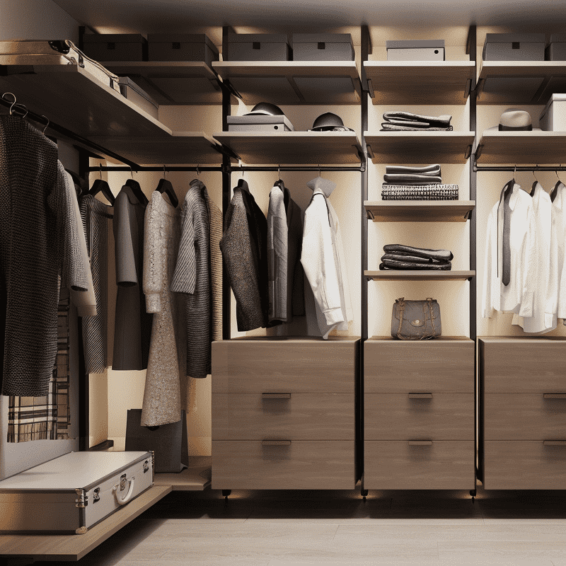 Built-in Closet Solutions For Luxury Wardrobe Designs