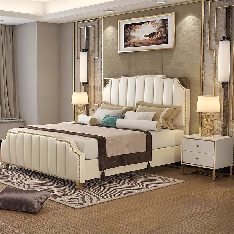 Light luxury bed