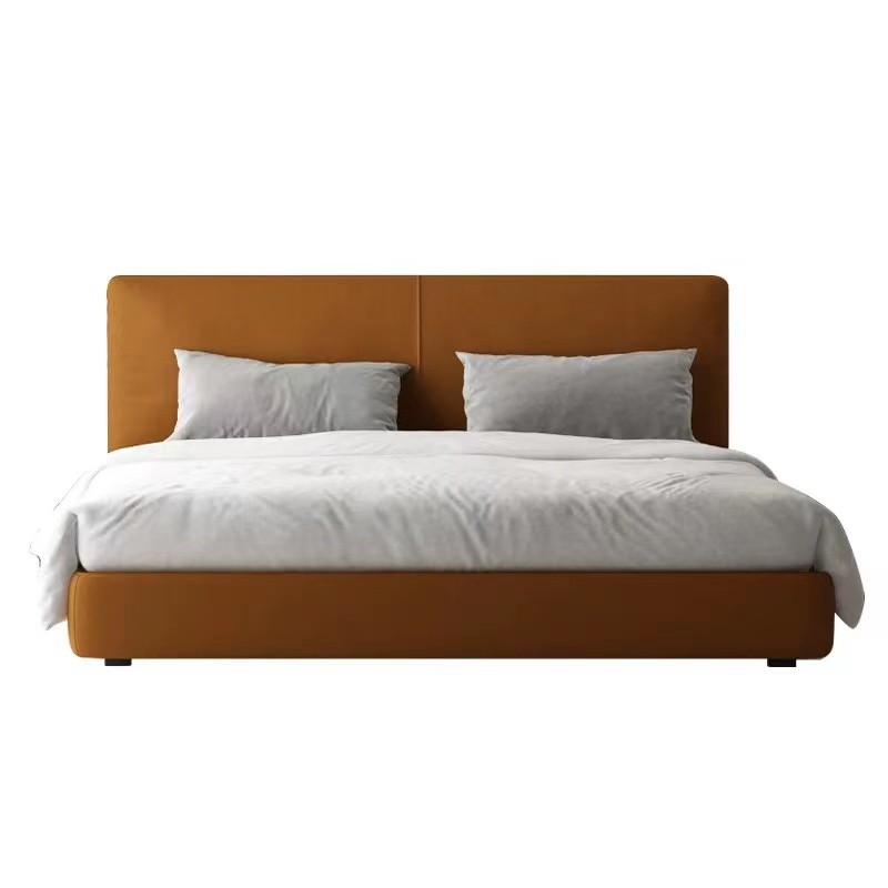 Italian minimalist soft bed