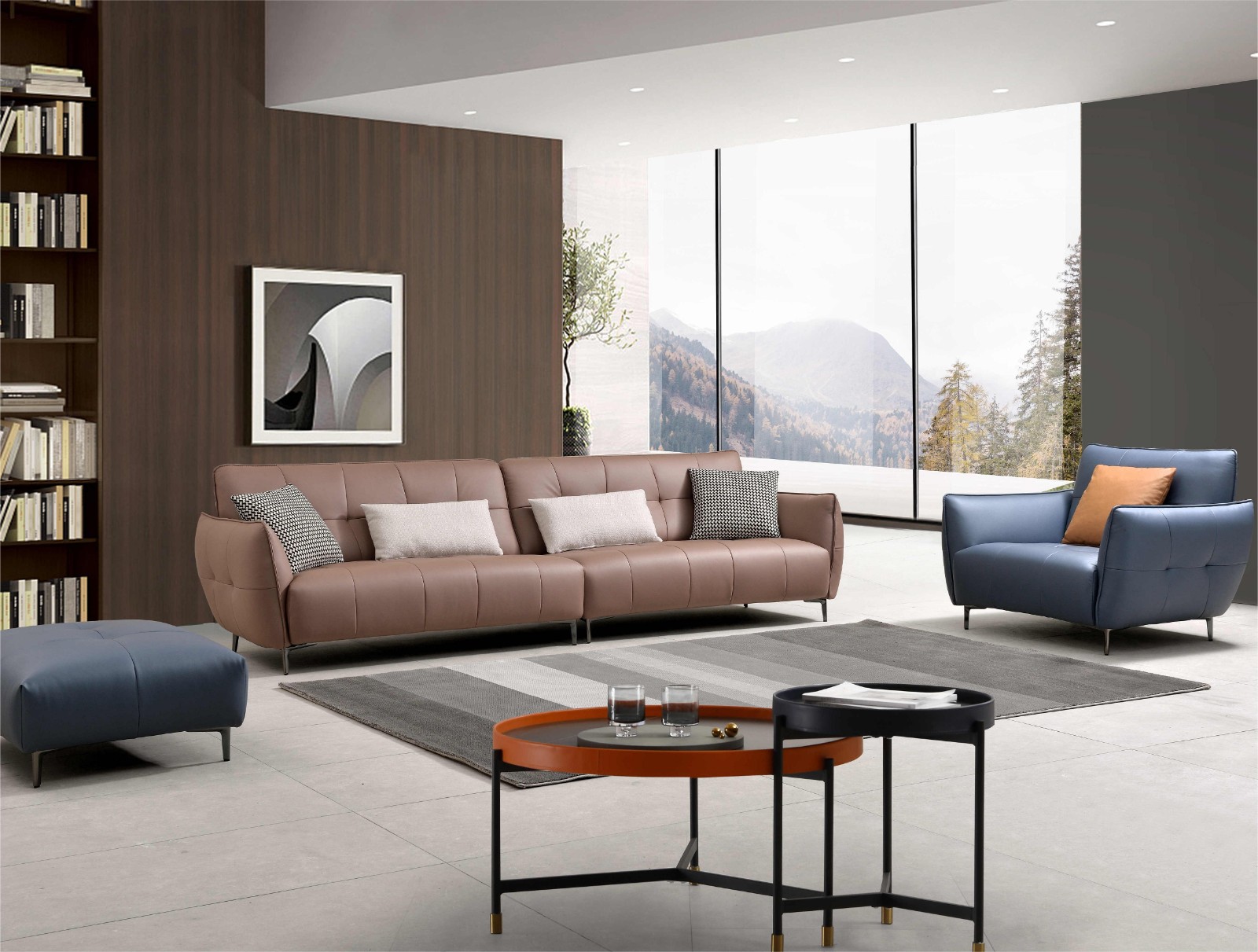 Fabric sofa
