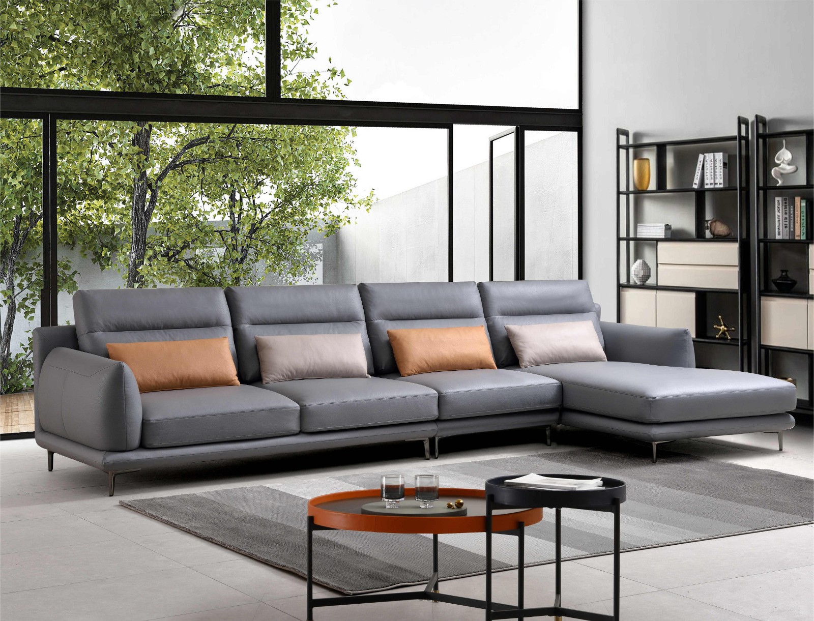 Fabric sofa
