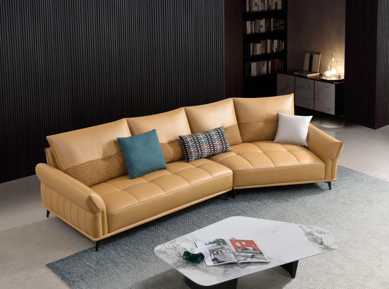 Fabric sofa