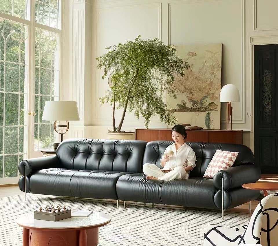 Cream - Chinese style sofa