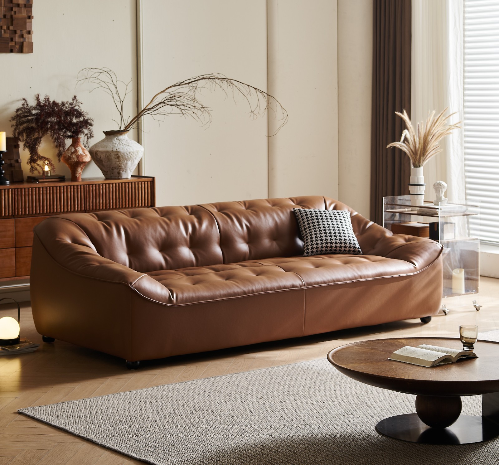 Cream - Chinese style sofa