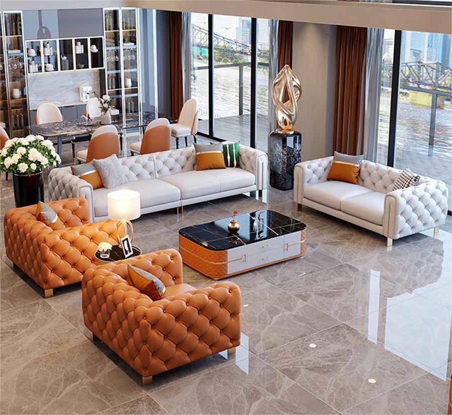 Italian style luxury sofa