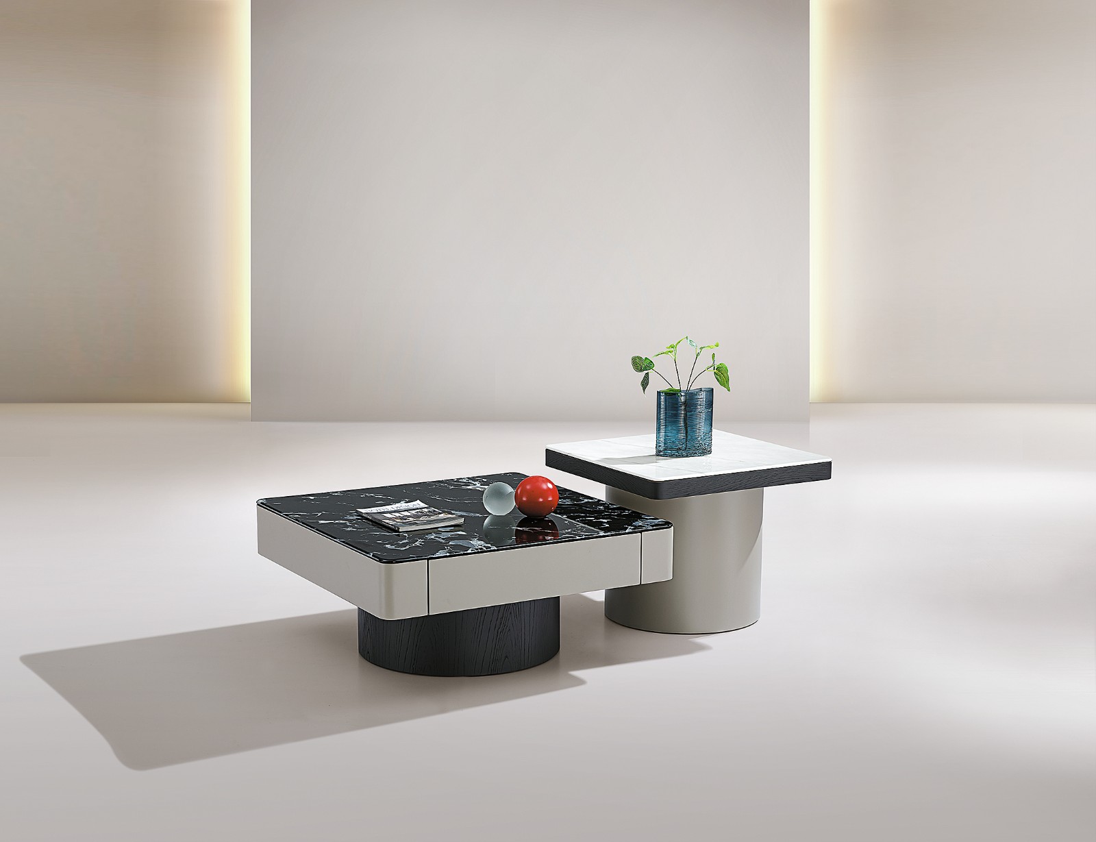 Tea table and TV cabinet