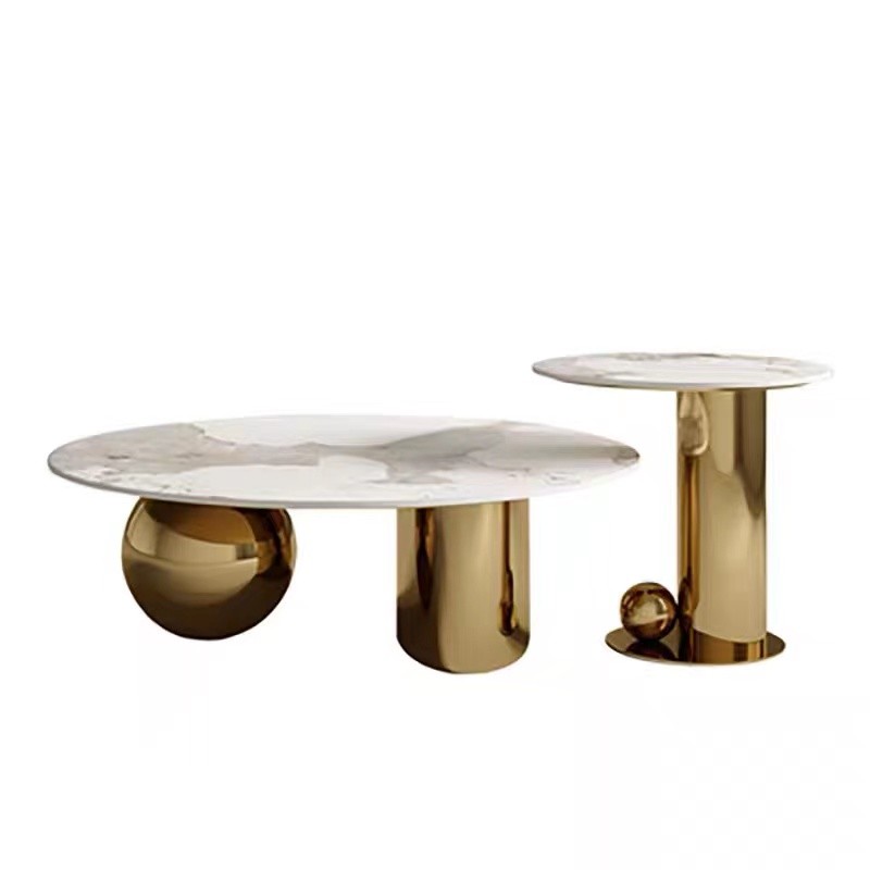 Light luxury coffee table and TV cabinet