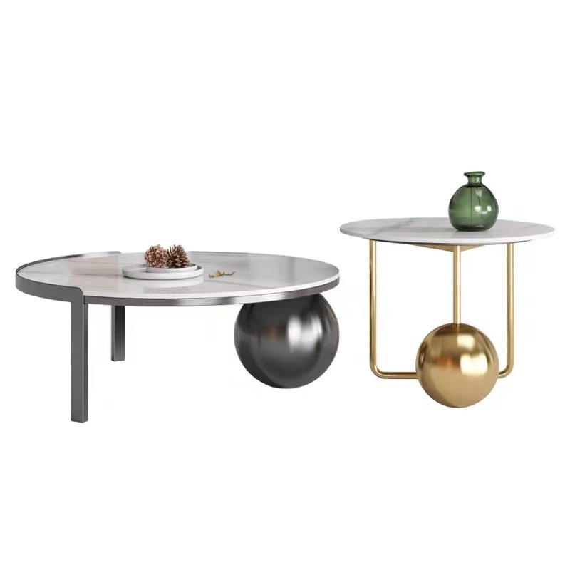 Light luxury coffee table and TV cabinet