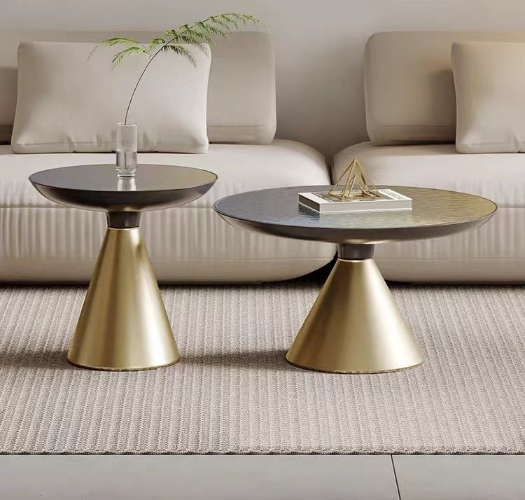 Light luxury coffee table and TV cabinet