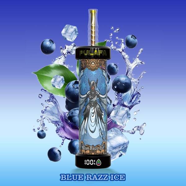 Blue Hazz Ice tarot-themed hookah