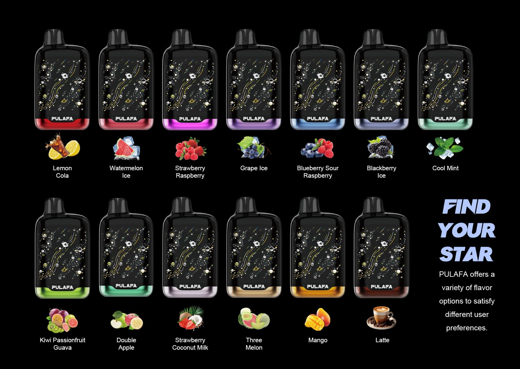 star pattern vape atomizer