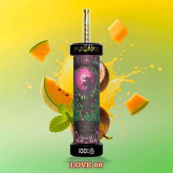 Love 66 THE CHARIOT Tarot-themed disposable electronic hookah