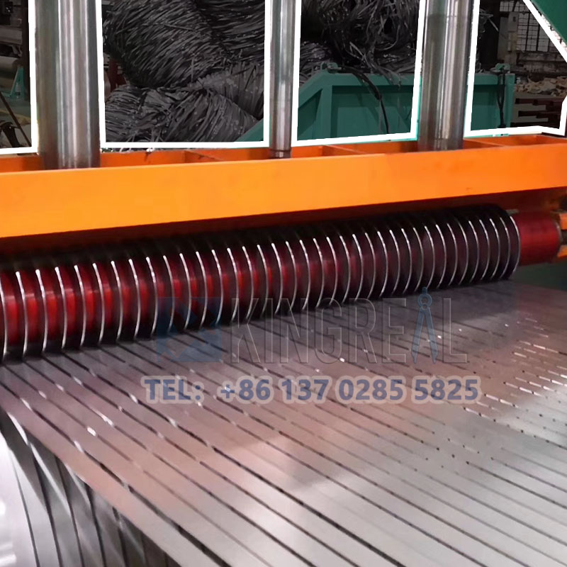 dual slitter head steel slitting line