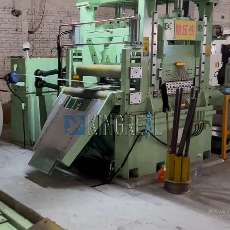 rotary shearing cut to length line