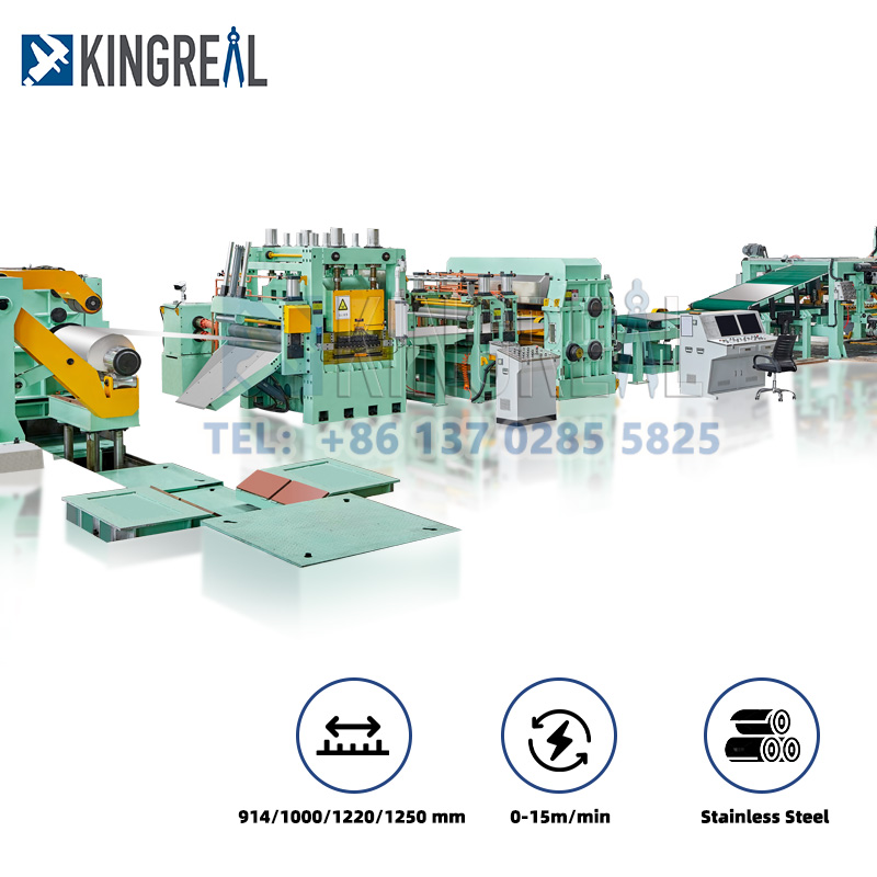 steel coil cut to length line
