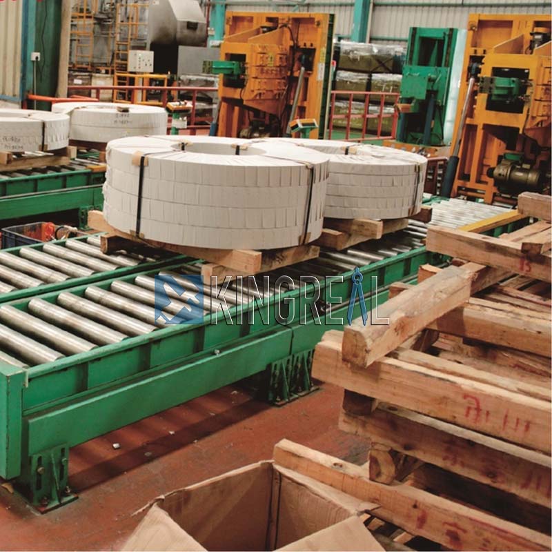 vertical coil packing line