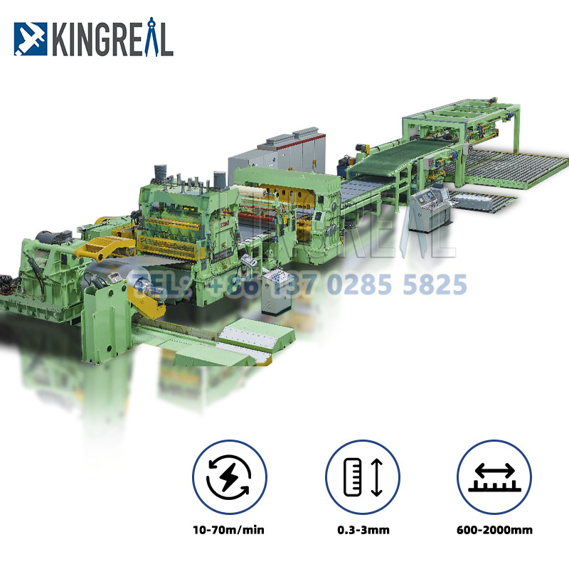 steel coil cut to length line