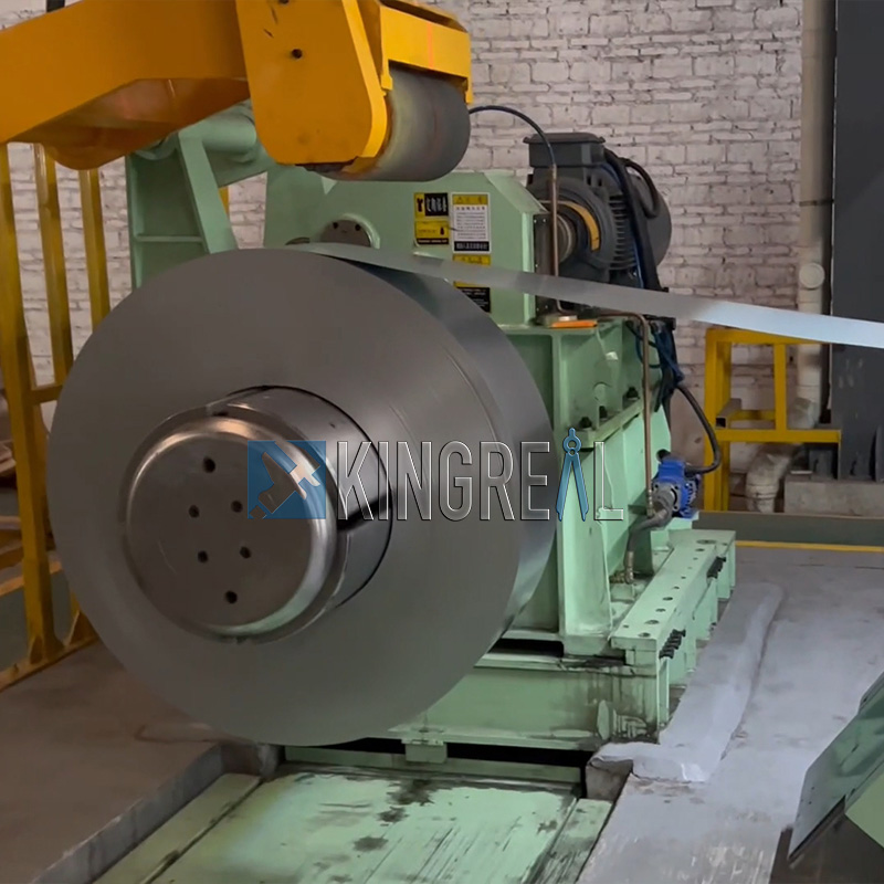 rotary shearing cut to length machine