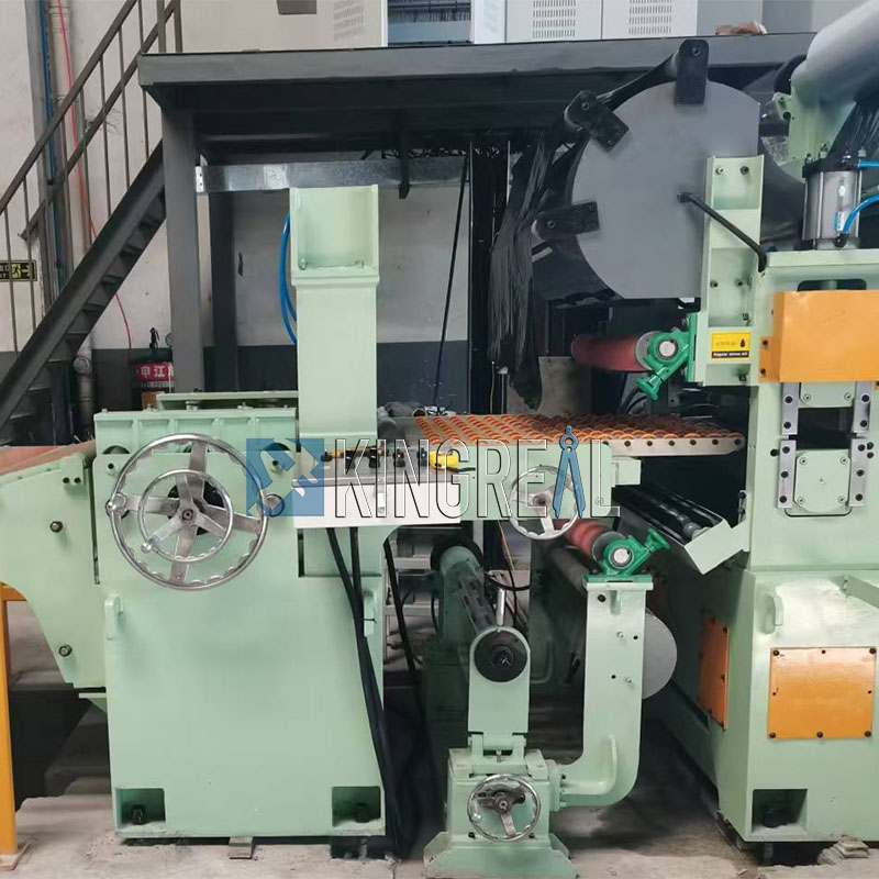 rotary shearing cut to length line