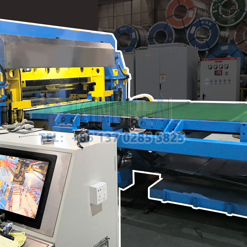 steel cut to length line