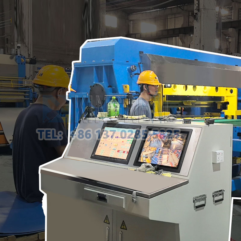 steel cut to length line
