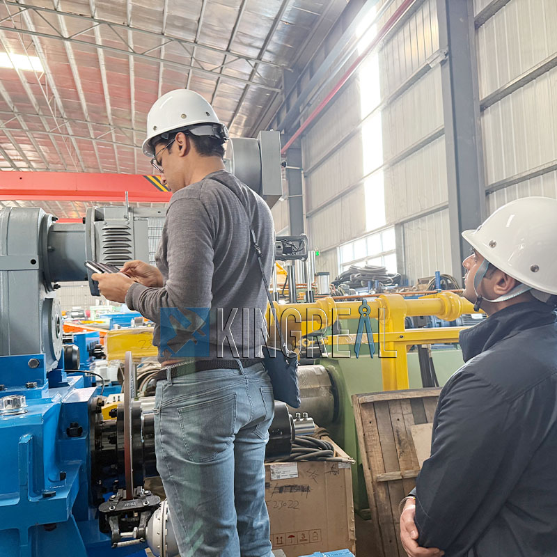 metal coil slitting machine