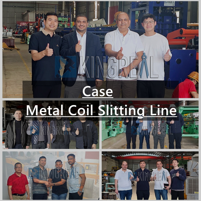Przypadek: Linia do cięcia wzdłużnego kręgów metalowych Przypadek: Linia do cięcia wzdłużnego kręgów metalowych