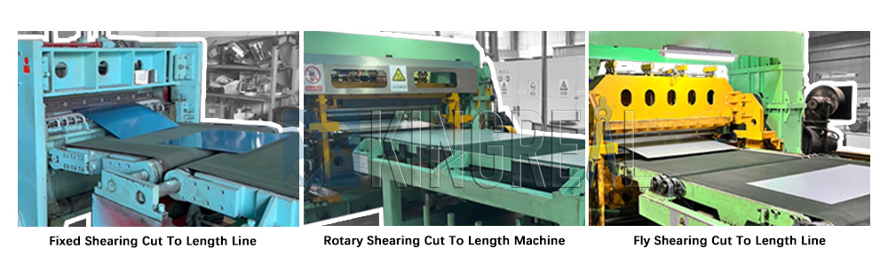 fly shearing cut to length machine