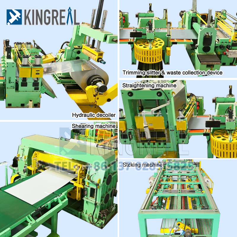rotary shearing cut to length line
