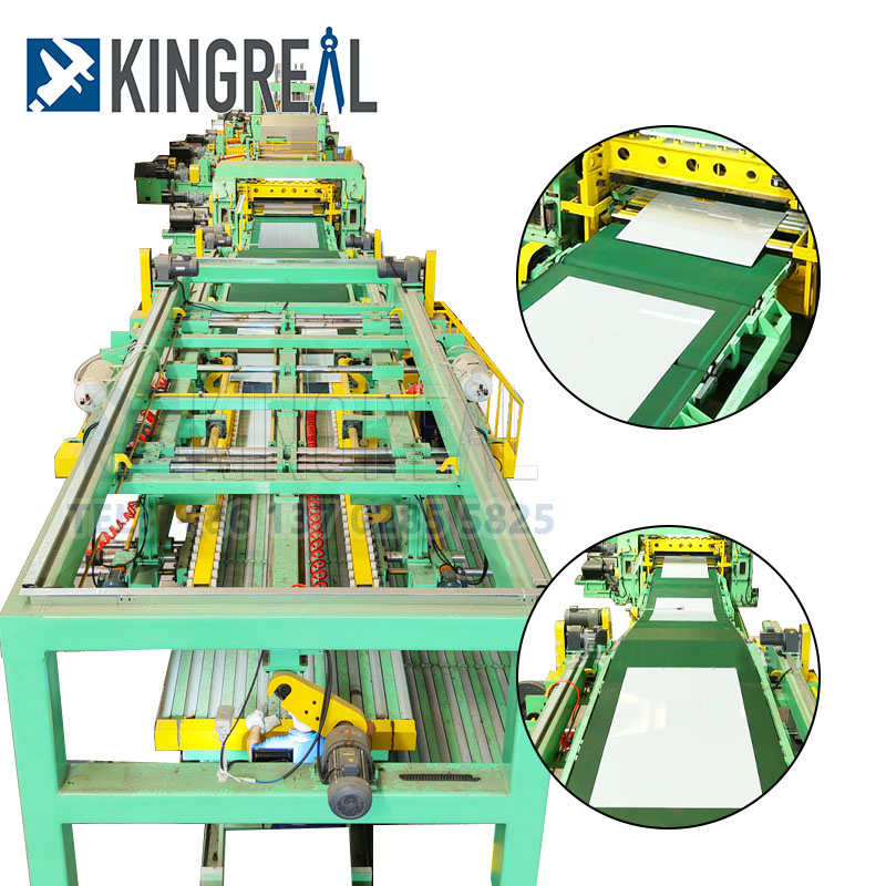 rotary shearing cut to length machine
