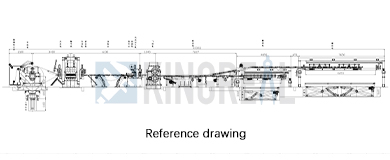 rotary shearing cut to length machine