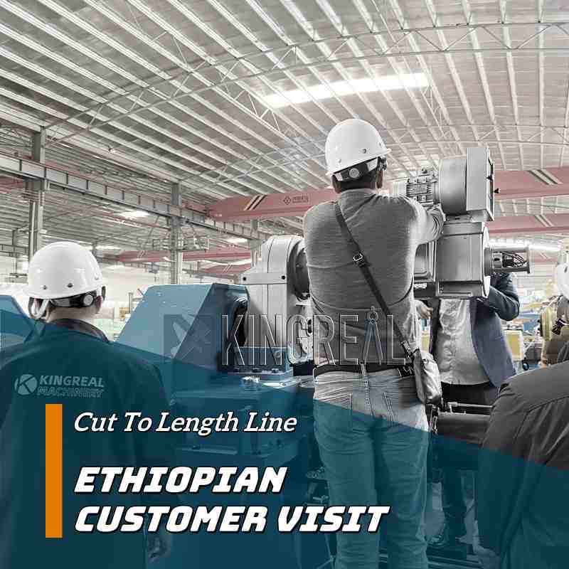 Wizyta klienta z Etiopii: Kompaktowa linia do cięcia na wymiar