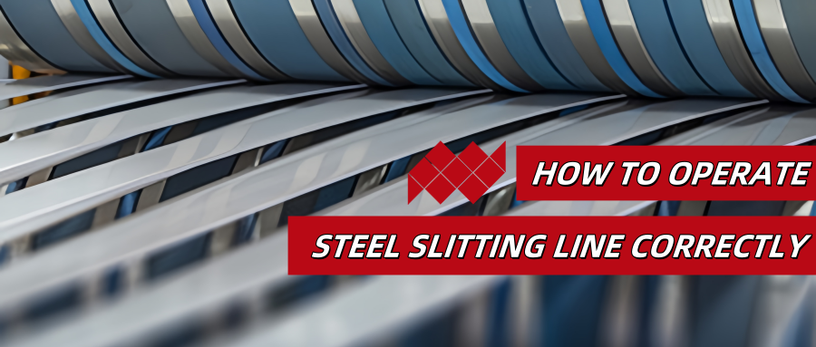 Steel slitting machine