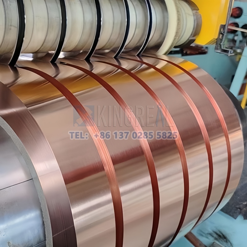 copper coil slitting machine
