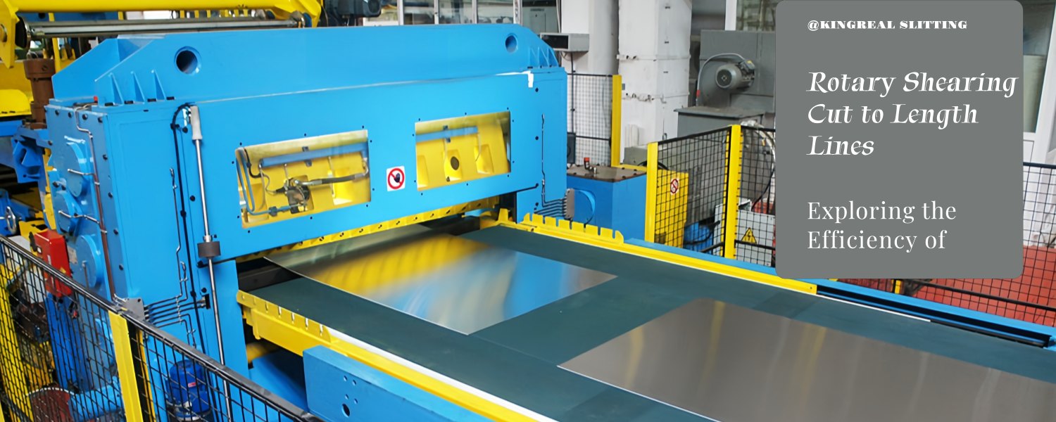 rotary shearing cut to length line