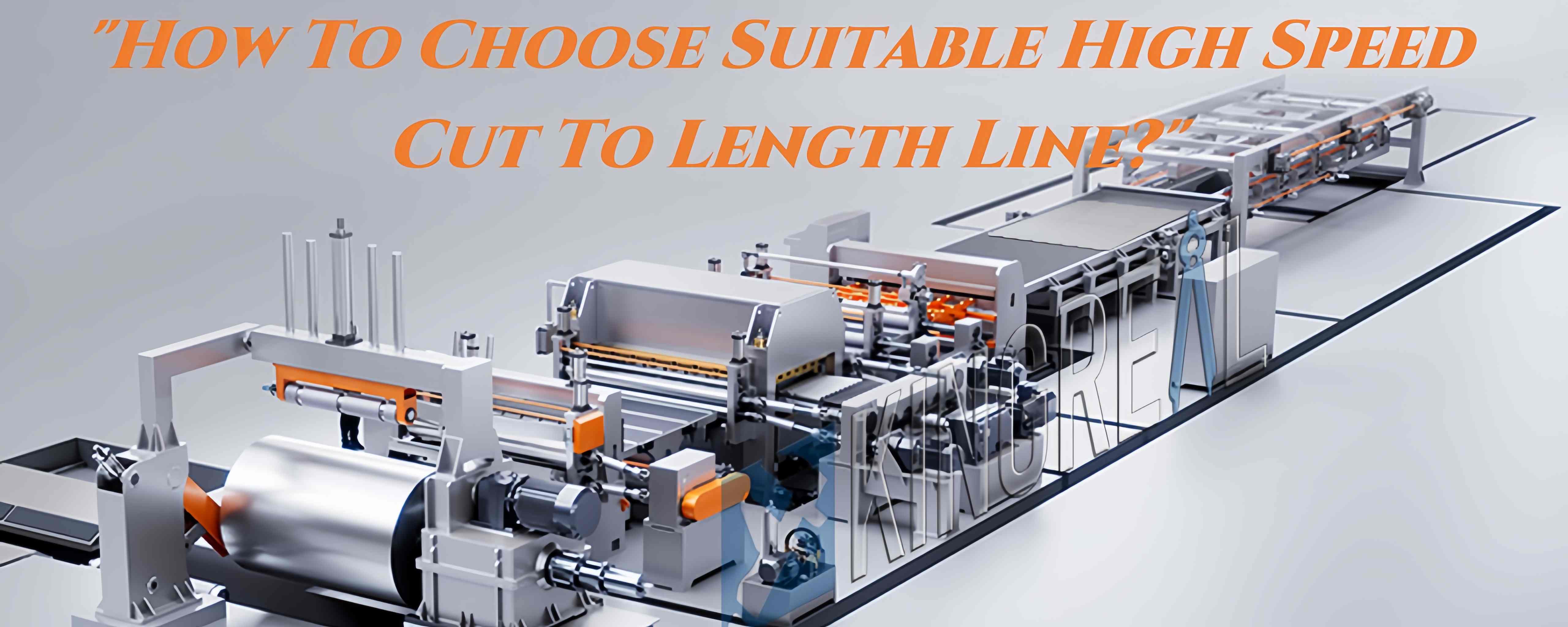 high speed cut to length line