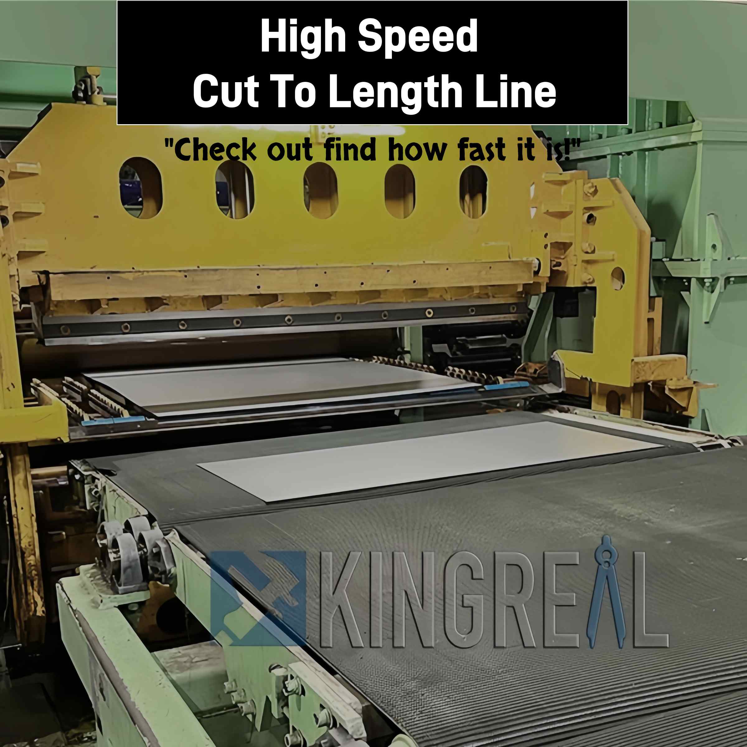 Quelle est la vitesse de la ligne de coupe à longueur à grande vitesse ?