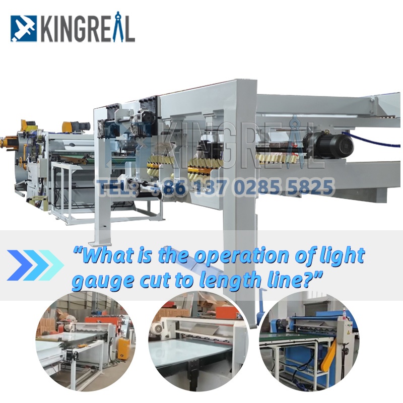 Quel est le fonctionnement d'une ligne de coupe à longueur de calibre léger ?