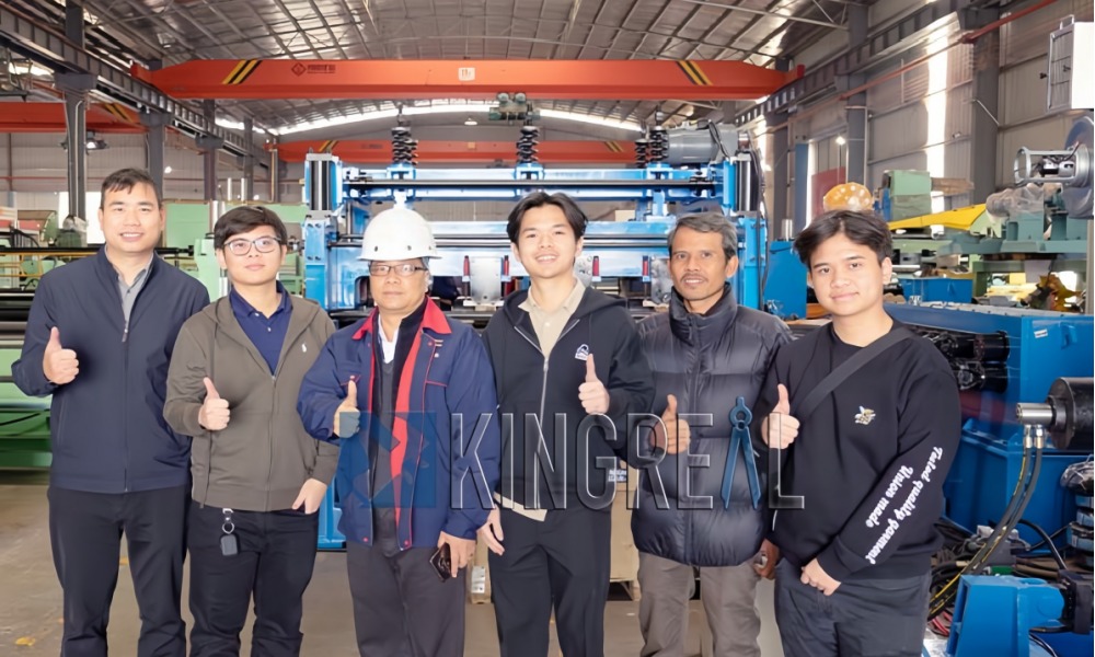 heavy gauge cut to length line