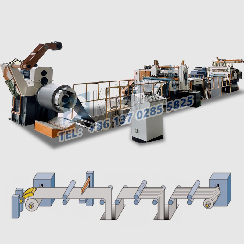 simple coil slitting machine
