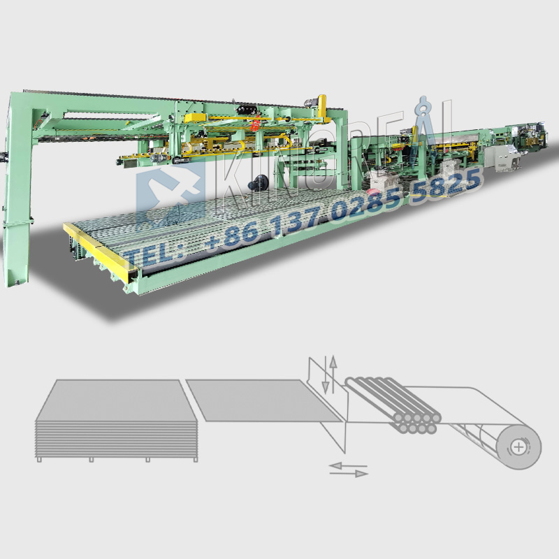 steel cut to length line