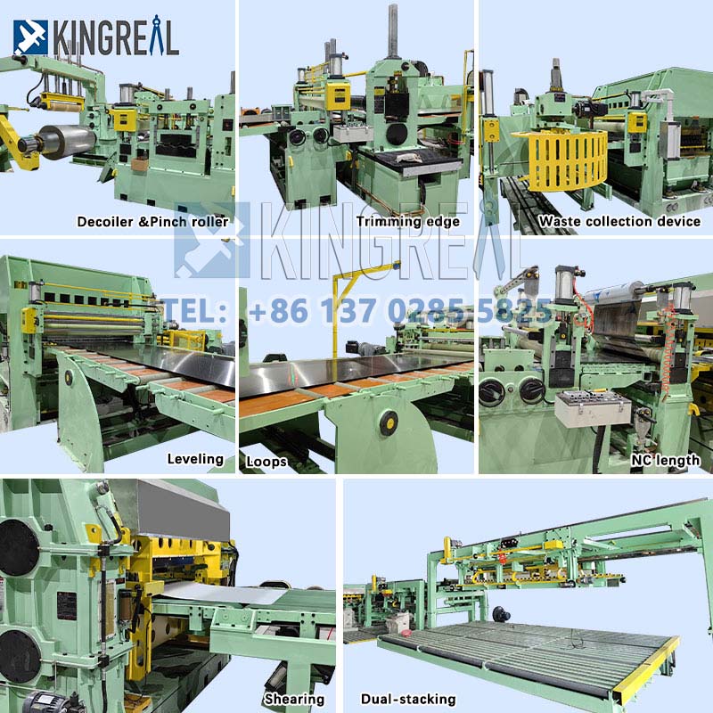 steel cut to length line